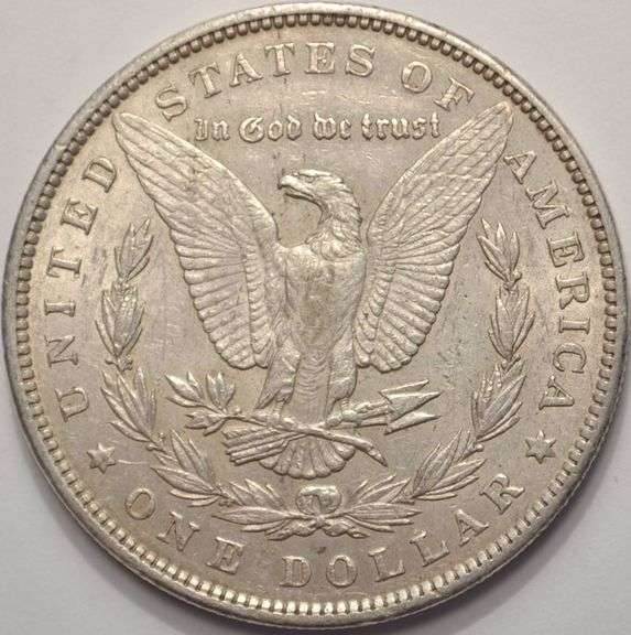 1896 Morgan Silver Dollar, Circulated.