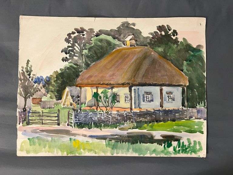 RUSSIAN ARTIST LEONID KORNEEV ESTATE ART