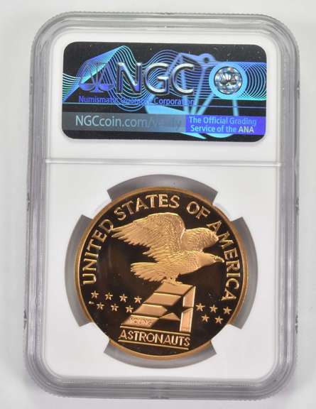 PF68 UCAM (1989)-P Young Astronauts Bronze Medal SWO-208III NGC