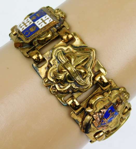 Vintage French Souvenir Bracelet