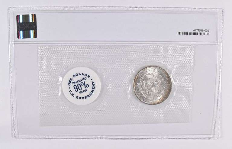 MS62 1882-S Morgan Silver Dollar GSA Soft Pack NGC