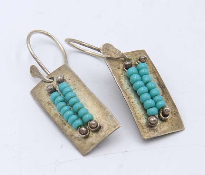 Group Lot of 4 Vintage 925 Sterling Silver Earrings