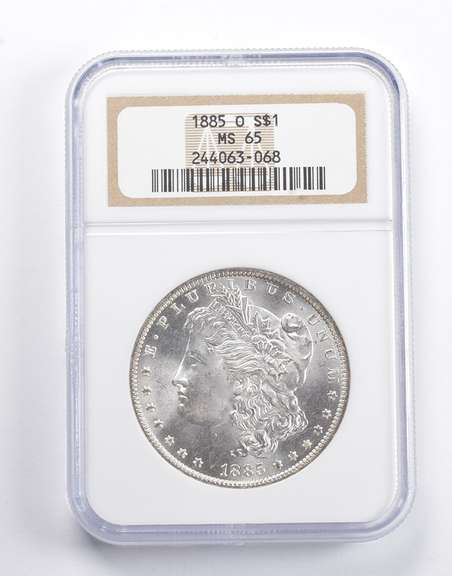MS65 1885-O Morgan Silver Dollar NGC