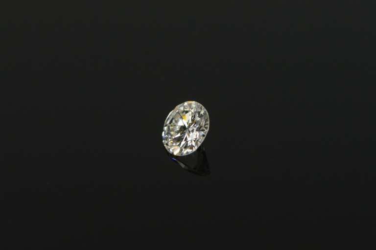 GIA 0.58 Ct Round Brilliant Cut G Color VS1 Clarity Diamond