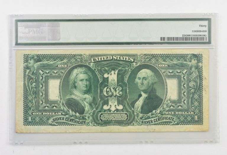 PMG 30 $1 1896 United States Silver Certificate Large Note FR#224