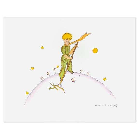 The Little Prince On His Planet by Antoine de Saint-Exupery