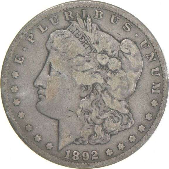 1892-CC Morgan Silver Dollar