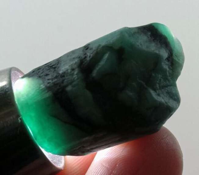 Collectors 54.2ct raw Emerald in matrix