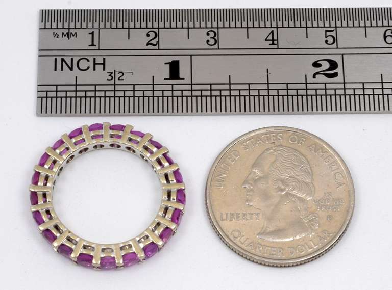 Nice Estate Strawberry Ruby Eternity Band