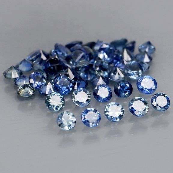 Exquisite 3.95ct 55 piece Ceylon Sapphire set -heated only!