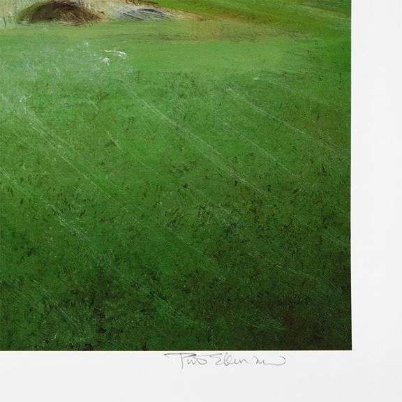 Thirteenth Hole at Augusta by Peter Ellenshaw (1913-2007)