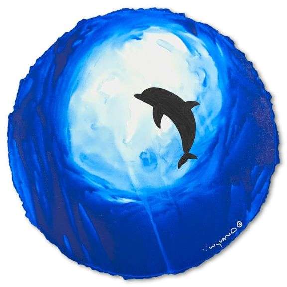 Dolphin Flight by Wyland Original