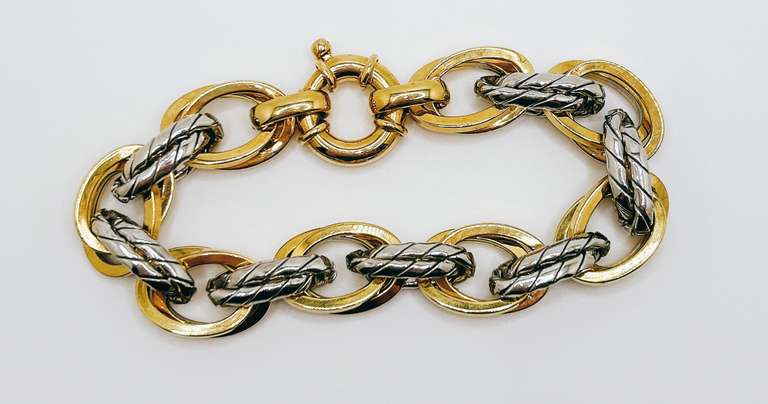 Italian designer14kt Solid Gold Bracelet