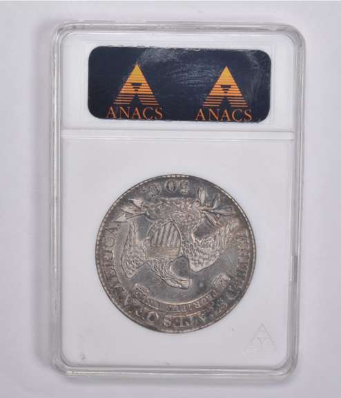 EF40 1825 Capped Bust Half Dollar O-107 ANACS