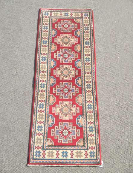 Handmade Afghan Kazak Design 5.8x2.1