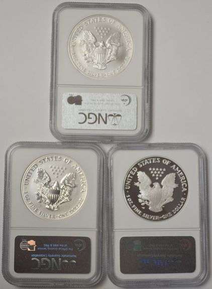 2006 American Silver Eagle 20th Anniversary Set NGC MS/PF69