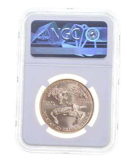 MS70 1998 $50 1 Oz. Gold American Eagle - Graded NGC