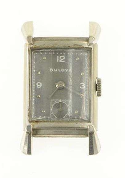 Bulova Art Deco 21 Jewel CAL.7AK Squared Mechanical Watch Men's Watch