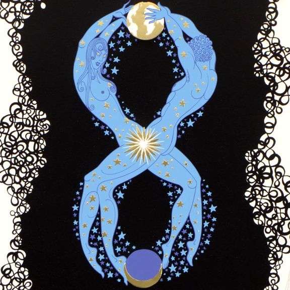 Numeral 8 by Erte (1892-1990)