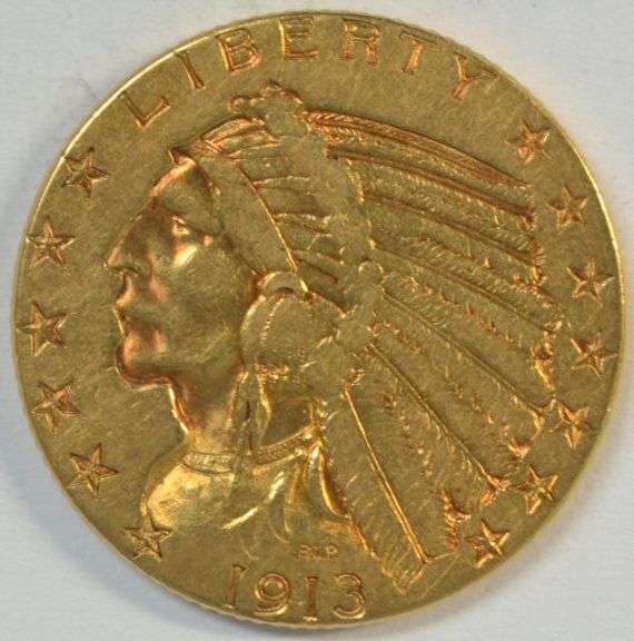 Very pleasing 1913 US $5 Indian Gold Piece