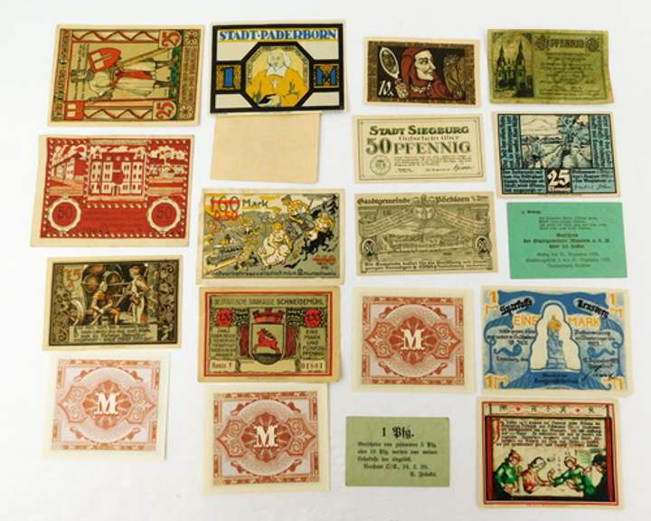 Collection of Antique Foreign Paper Money