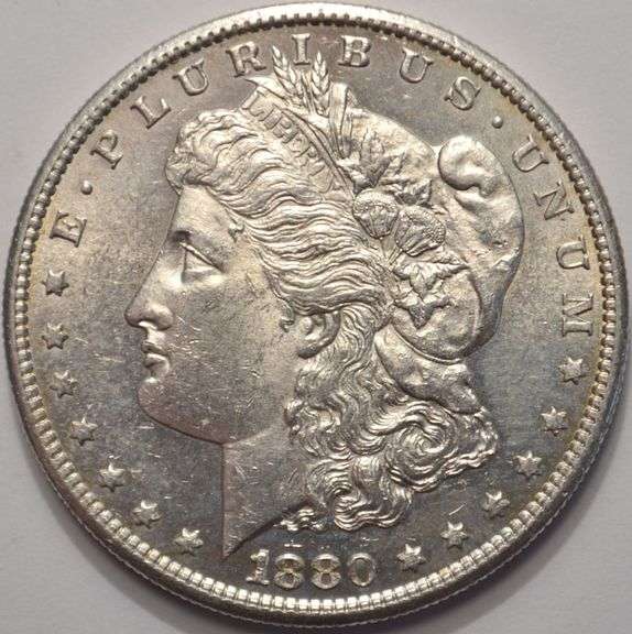 1880-S Morgan Silver Dollar Flashy BU