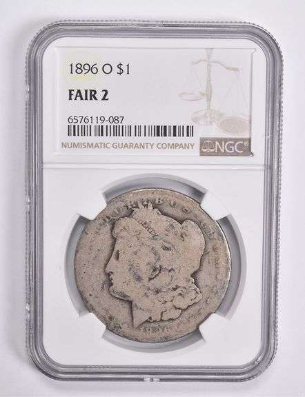 FAIR 2 1896-O Morgan Silver Dollar NGC Lowball Low Ball