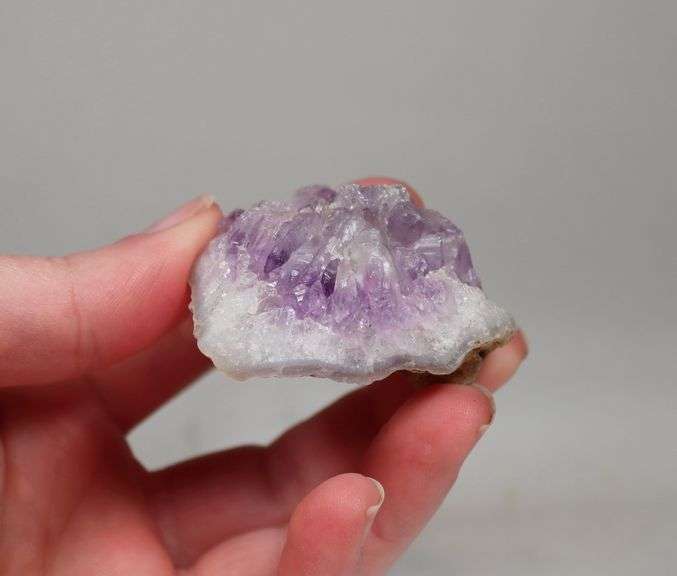 Beautiful 285ct Amethyst crystal formation in matrix