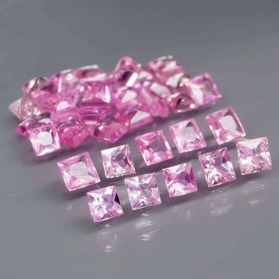 Rare HEATED ONLY 2.66ct pink Sapphire set