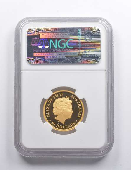 PF70 UCAM 2013-P Australia $50 Gold Koala NGC