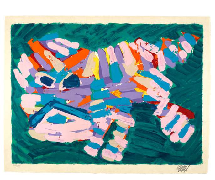 Karel Appel- Stalking Cat