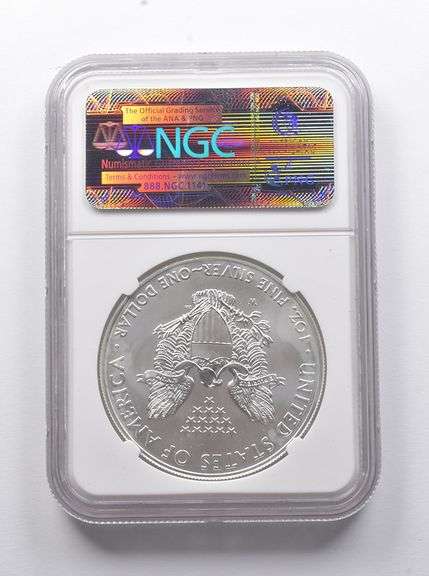 MS69 2011-W American Silver Eagle ER 25th Anniversary Set NGC