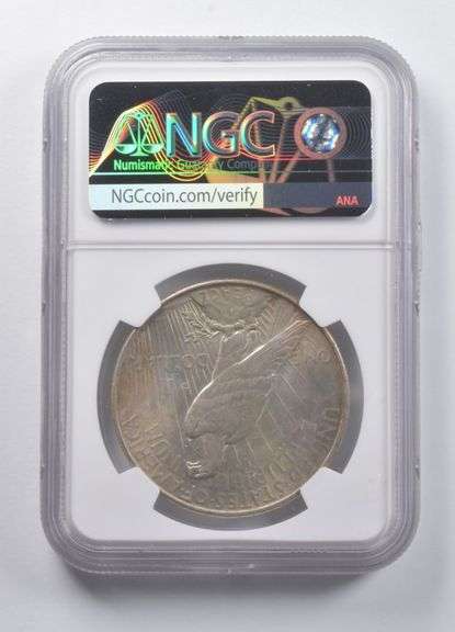 BU 1935 Peace Silver Dollar 100th Anniversary NGC