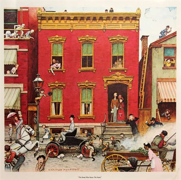 Norman Rockwell- The Street was Never the Same Again