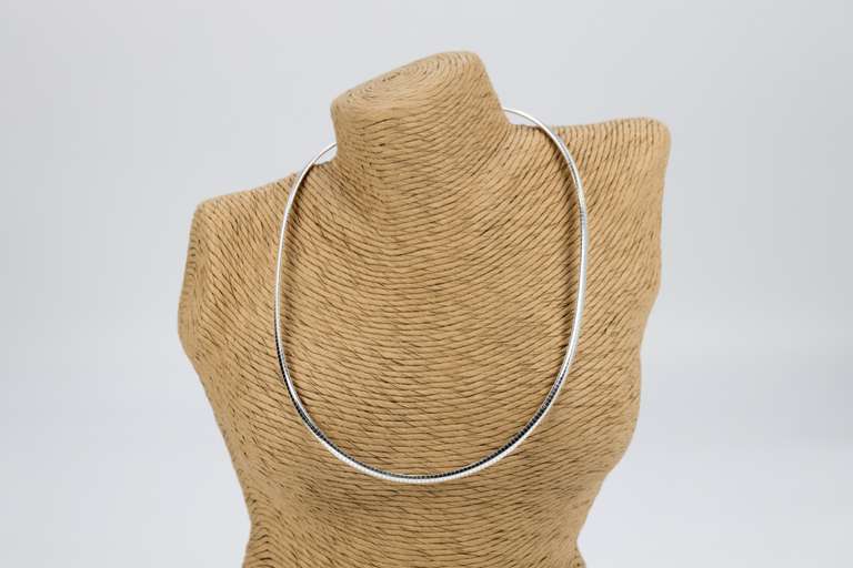 Sterling Silver Italian Omega Necklace 4mm Solid 925 Italy New Cubetto Chain 18"