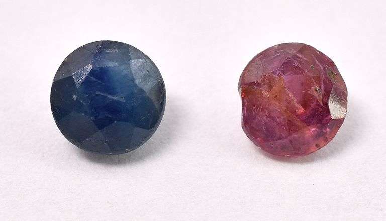 Blue Sapphire And Ruby Gems From Pre-Owned Jewlery