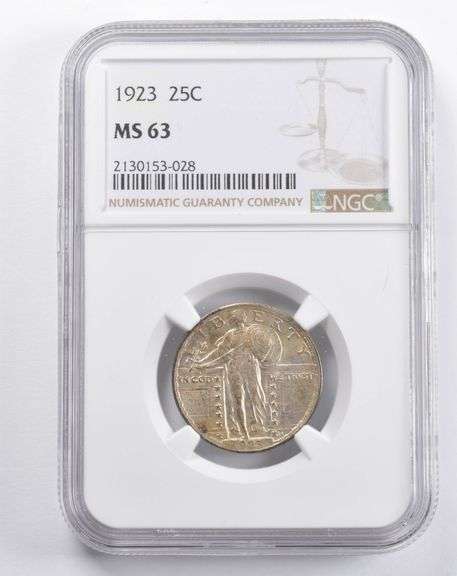 MS63 1923 Standing Liberty Quarter NGC