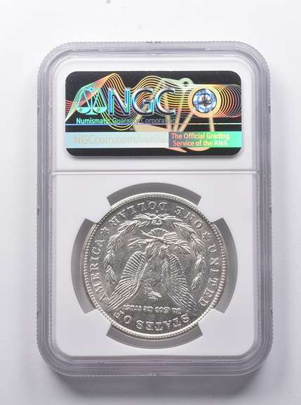 AU58 1921-S Morgan Silver Dollar NGC
