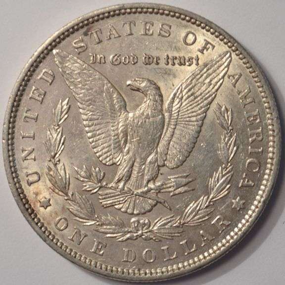1896 Morgan Silver Dollar, Circulated.