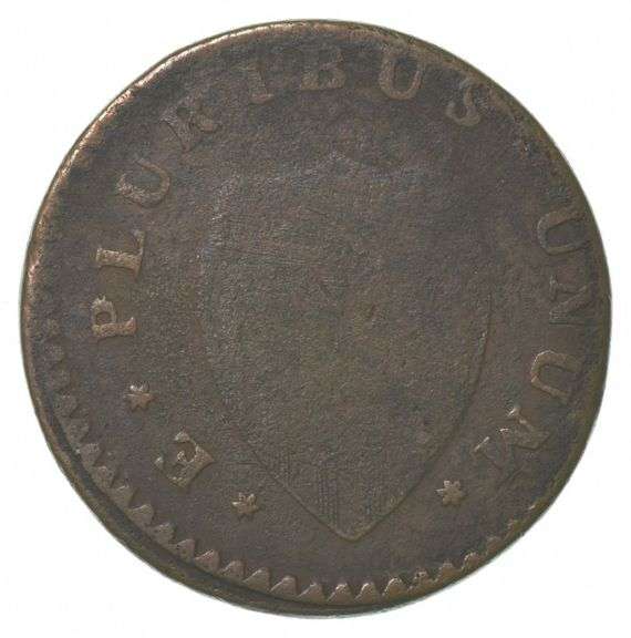 1786 United States Pre-Federal New Jersey Cent 23/P R4