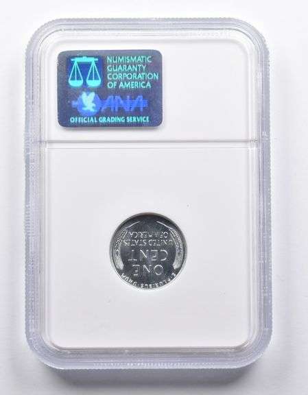MS67 1943-S Lincoln Steel Cent NGC
