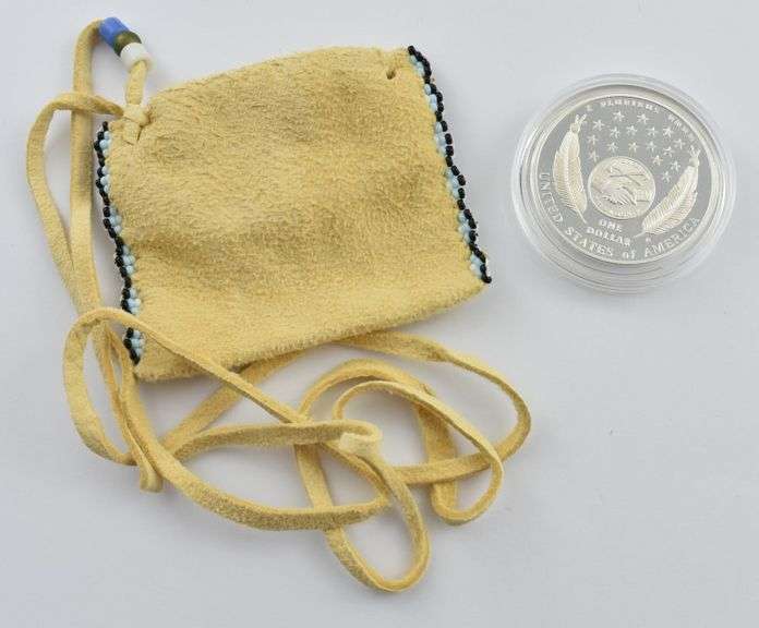 2004-P Lewis & Clark Commem. Silver Dollar US Mint Coin Pouch Set COA