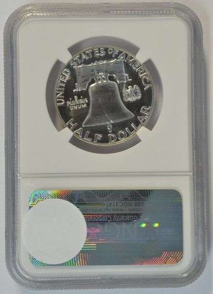 Amazing NGC PF68 graded 1957 Proof Franklin Half Dollar
