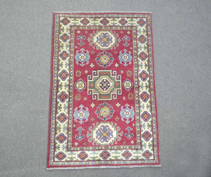 Handmade Afghan Kazak Design 3.5x5.1