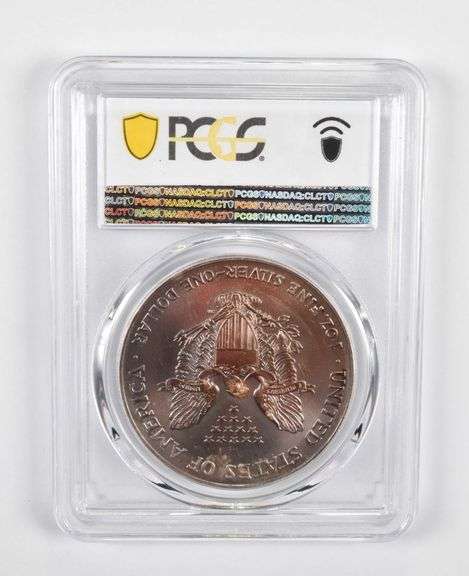 MS67 2003 American Silver Eagle - PCGS Beautiful Tone!