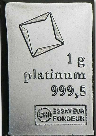 1 Gram Platinum Bar