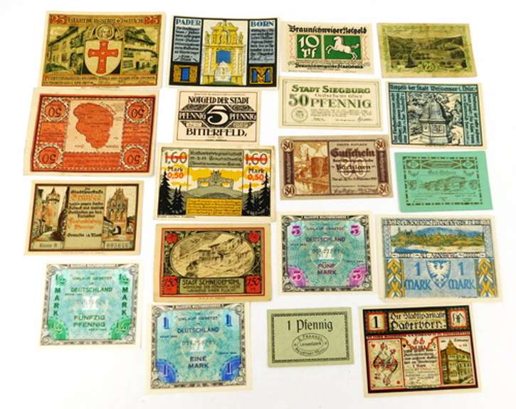 Collection of Antique Foreign Paper Money