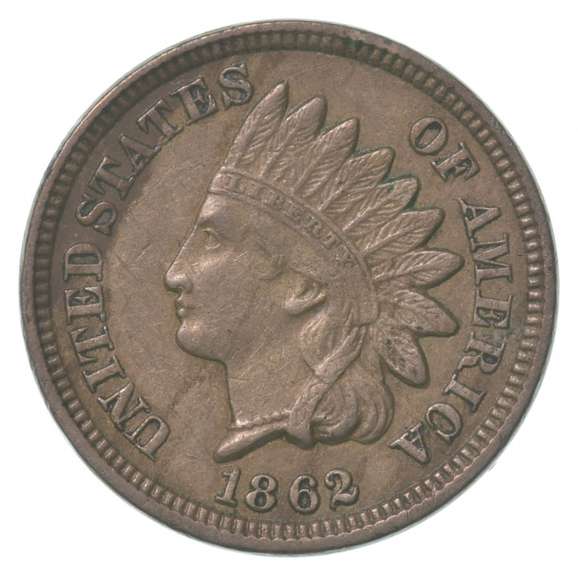1862 Indian Head Cent