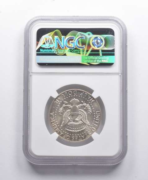 Mint Error MS64 1964-D Kennedy Half Dollar OBV Lamination NGC