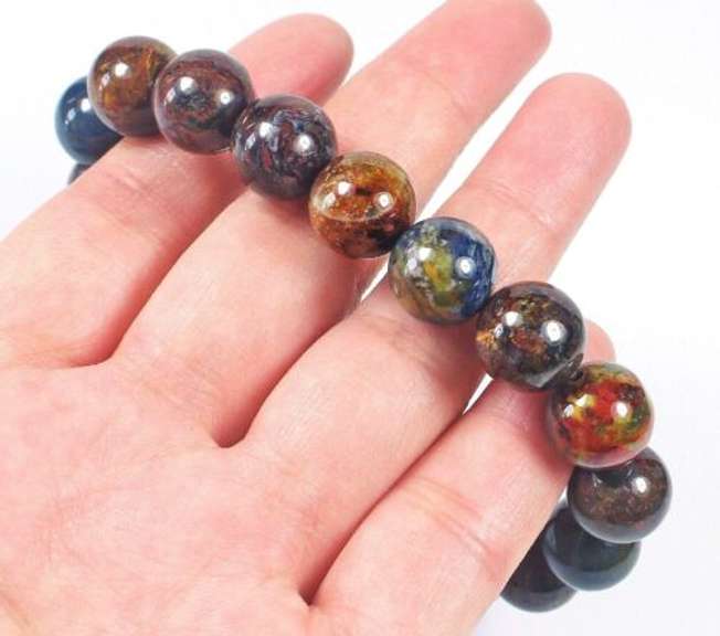 Fashionalble 203ct natural Pietersite bead bracelet